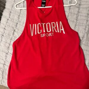 Victoria's Secret Sporty Red Tank Top